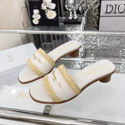 Christian Dior Slippers For Women #1357499 $85.00 USD, Wholesale Replica Christian Dior Slippers