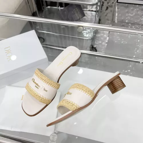 Replica Christian Dior Slippers For Women #1357499 $85.00 USD for Wholesale