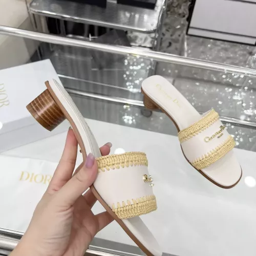 Replica Christian Dior Slippers For Women #1357499 $85.00 USD for Wholesale