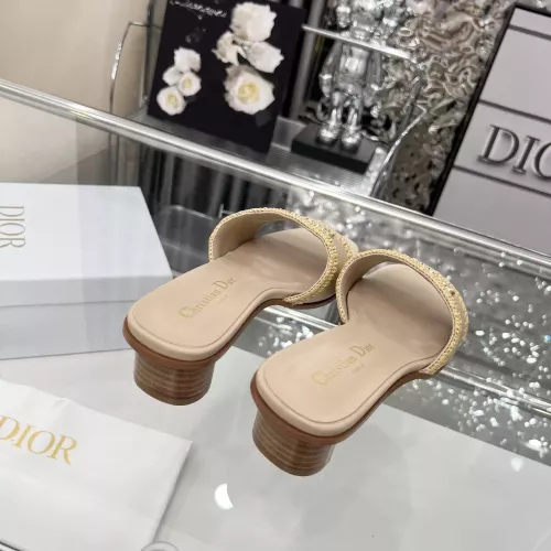 Replica Christian Dior Slippers For Women #1357500 $85.00 USD for Wholesale
