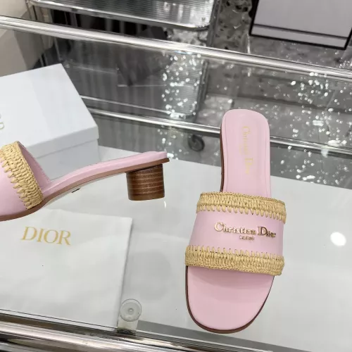 Replica Christian Dior Slippers For Women #1357501 $85.00 USD for Wholesale