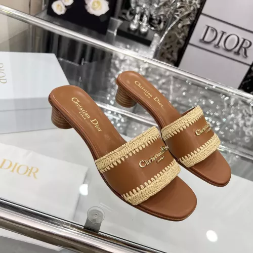 Replica Christian Dior Slippers For Women #1357502 $85.00 USD for Wholesale