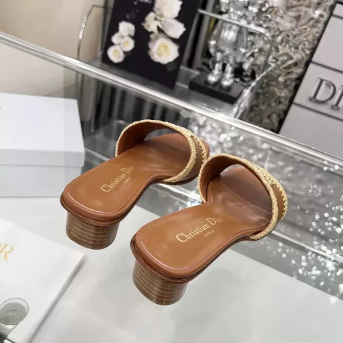 Replica Christian Dior Slippers For Women #1357502 $85.00 USD for Wholesale