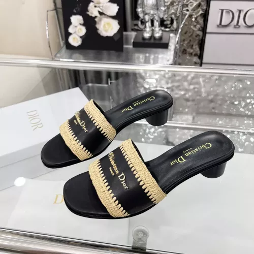 Christian Dior Slippers For Women #1357503 $85.00 USD, Wholesale Replica Christian Dior Slippers