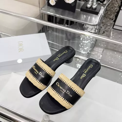 Replica Christian Dior Slippers For Women #1357503 $85.00 USD for Wholesale