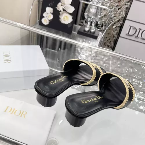 Replica Christian Dior Slippers For Women #1357503 $85.00 USD for Wholesale