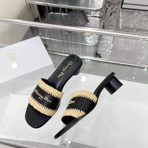 Replica Christian Dior Slippers For Women #1357503 $85.00 USD for Wholesale