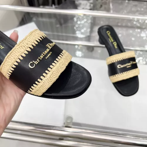 Replica Christian Dior Slippers For Women #1357503 $85.00 USD for Wholesale