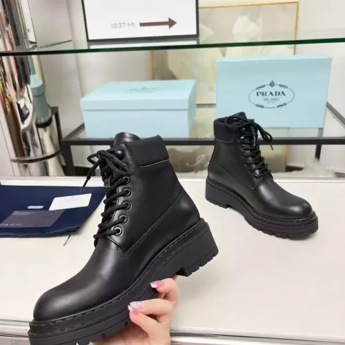 Replica Prada Boots For Women #1357508 $105.00 USD for Wholesale