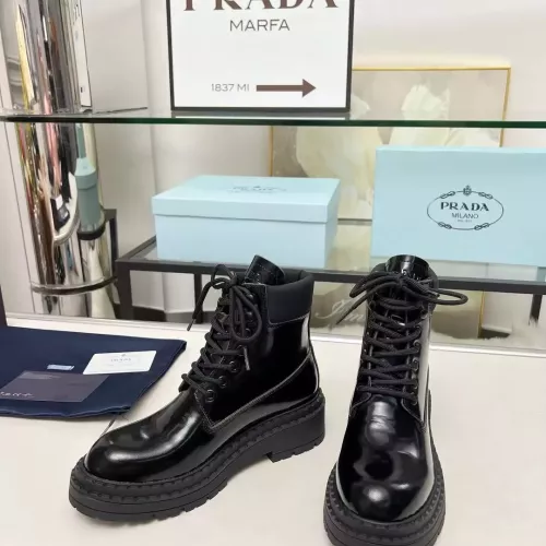 Replica Prada Boots For Women #1357509 $105.00 USD for Wholesale