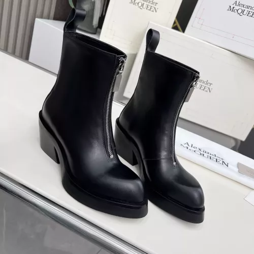 Replica Alexander McQueen Boots For Women #1357510 $105.00 USD for Wholesale