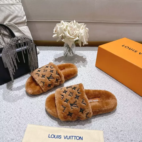Louis Vuitton Slippers For Women #1357519 $92.00 USD, Wholesale Replica Louis Vuitton Slippers