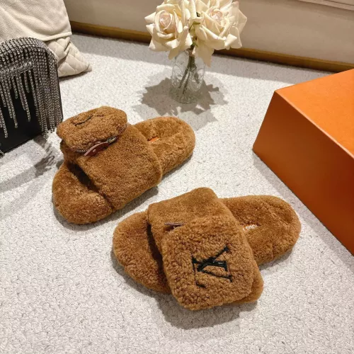 Louis Vuitton Slippers For Women #1357523 $98.00 USD, Wholesale Replica Louis Vuitton Slippers