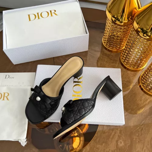 Replica Christian Dior Slippers For Women #1357546 $92.00 USD for Wholesale