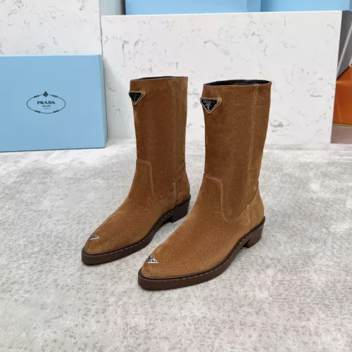 Prada Boots For Women #1357552 $118.00 USD, Wholesale Replica Prada Boots