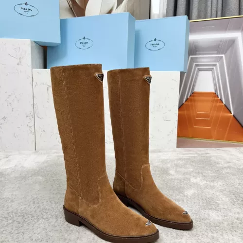 Replica Prada Boots For Women #1357557 $135.00 USD for Wholesale