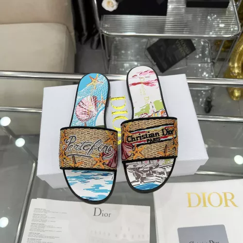 Christian Dior Slippers For Women #1357584 $85.00 USD, Wholesale Replica Christian Dior Slippers
