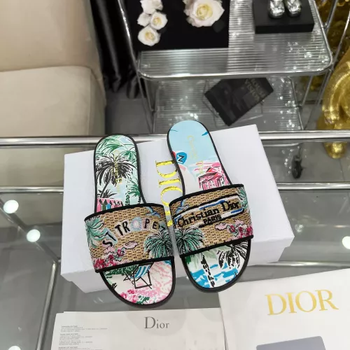 Christian Dior Slippers For Women #1357586 $85.00 USD, Wholesale Replica Christian Dior Slippers
