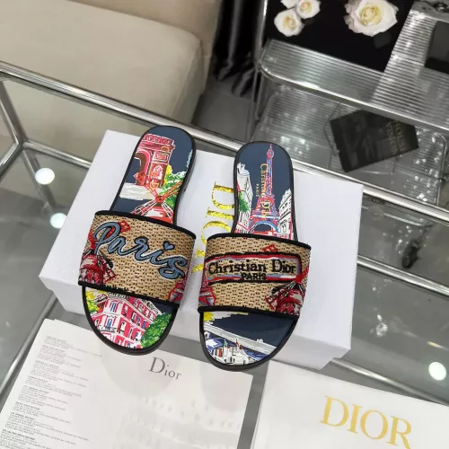 Christian Dior Slippers For Women #1357588 $85.00 USD, Wholesale Replica Christian Dior Slippers