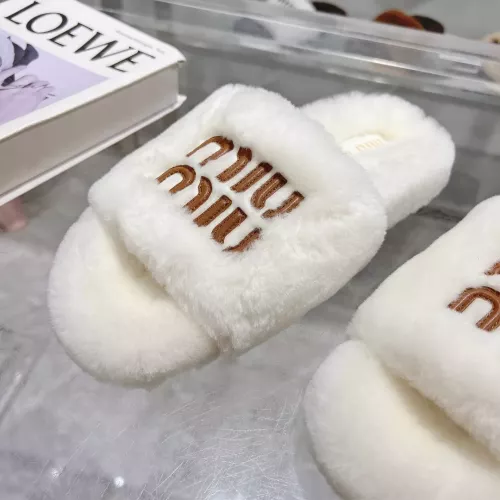 Replica MIU MIU Slippers For Women #1357589 $92.00 USD for Wholesale
