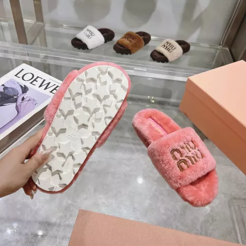 Replica MIU MIU Slippers For Women #1357591 $92.00 USD for Wholesale
