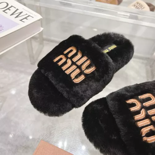 Replica MIU MIU Slippers For Women #1357593 $92.00 USD for Wholesale
