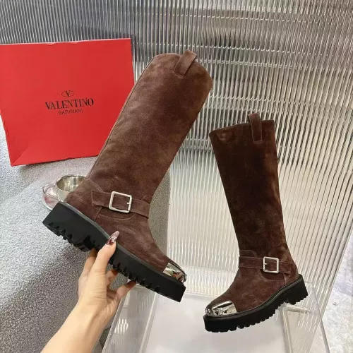 Replica Valentino Boots For Women #1357601 $158.00 USD for Wholesale