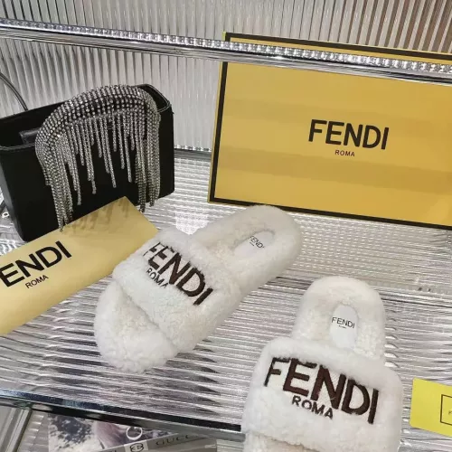 Replica Fendi Slippers For Women #1357607 $92.00 USD for Wholesale