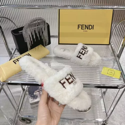Replica Fendi Slippers For Women #1357607 $92.00 USD for Wholesale