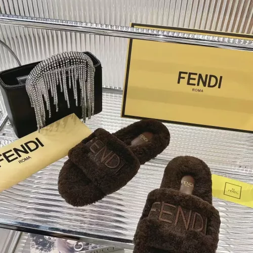 Replica Fendi Slippers For Women #1357609 $92.00 USD for Wholesale