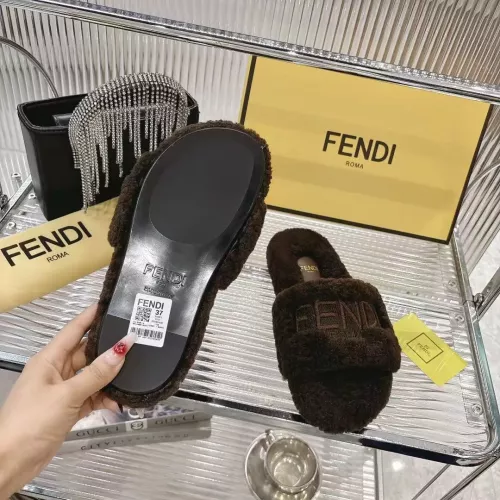 Replica Fendi Slippers For Women #1357609 $92.00 USD for Wholesale