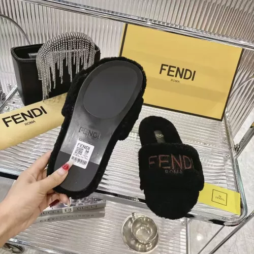 Replica Fendi Slippers For Women #1357610 $92.00 USD for Wholesale