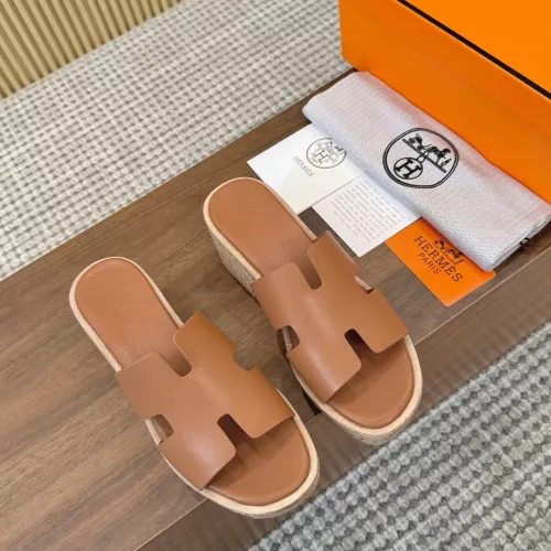 Replica Hermes Slippers For Women #1357612 $82.00 USD for Wholesale