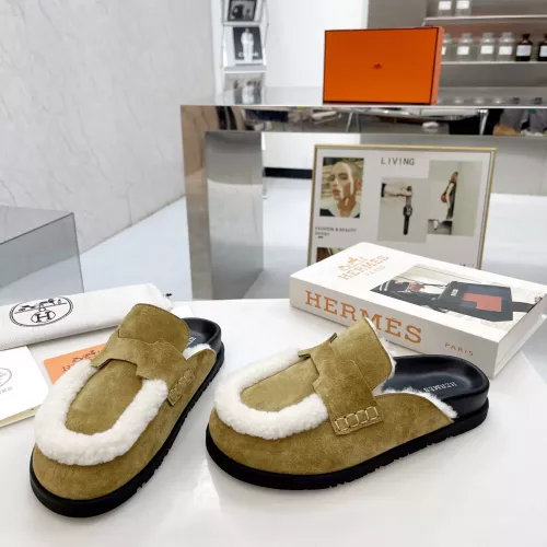 Replica Hermes Slippers For Women #1357615 $92.00 USD for Wholesale