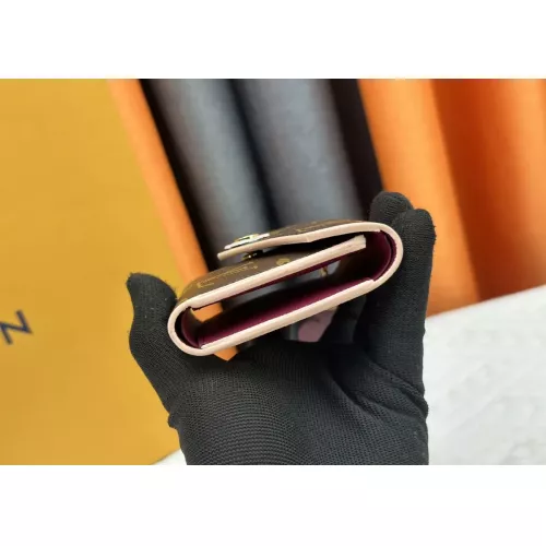 Replica Louis Vuitton LV Wallets In Burgundy For Women #1357623 $40.00 USD for Wholesale