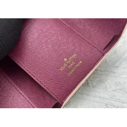 Replica Louis Vuitton LV Wallets In Burgundy For Women #1357623 $40.00 USD for Wholesale
