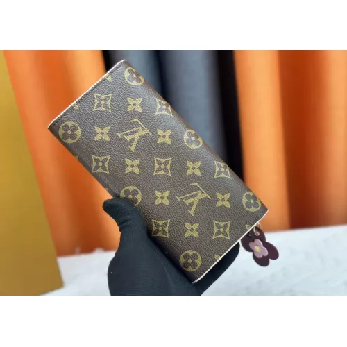 Replica Louis Vuitton LV Wallets In Burgundy For Women #1357628 $42.00 USD for Wholesale
