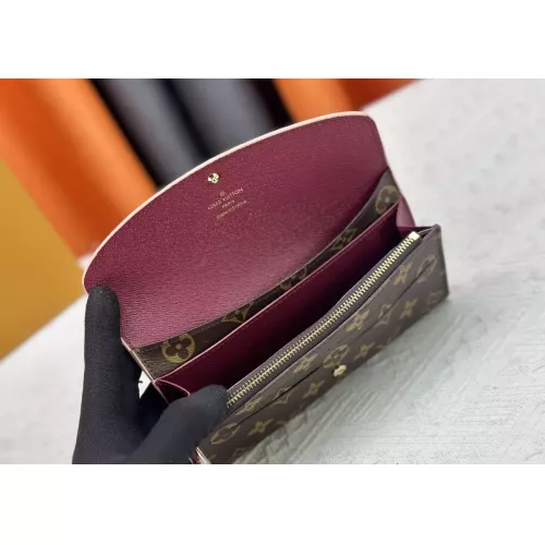 Replica Louis Vuitton LV Wallets In Burgundy For Women #1357628 $42.00 USD for Wholesale