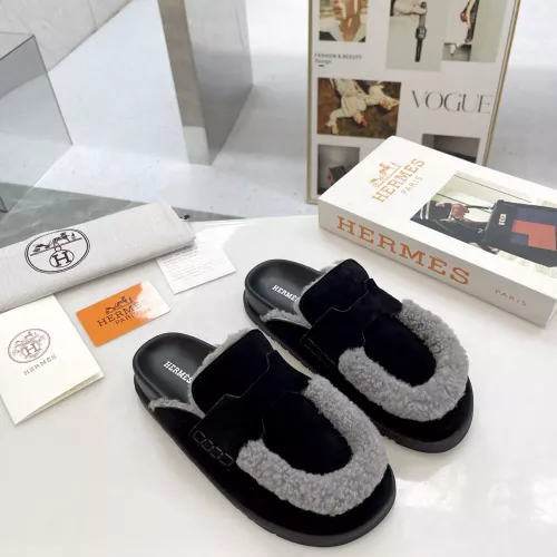 Replica Hermes Slippers For Women #1357639 $92.00 USD for Wholesale