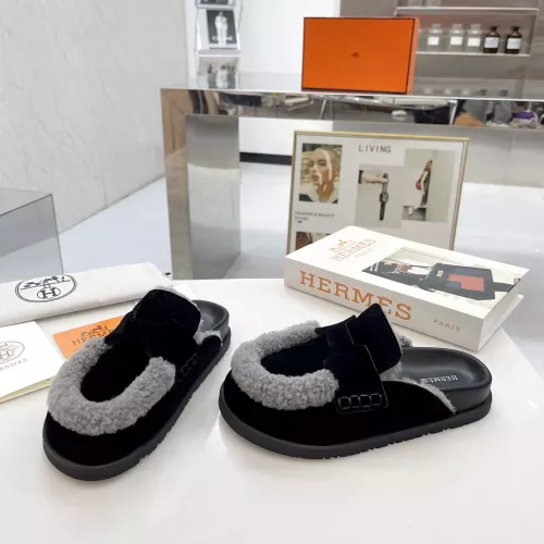 Replica Hermes Slippers For Women #1357639 $92.00 USD for Wholesale