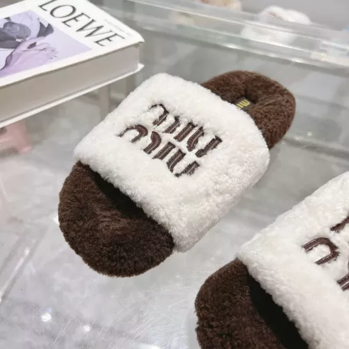 Replica MIU MIU Slippers For Women #1357645 $92.00 USD for Wholesale