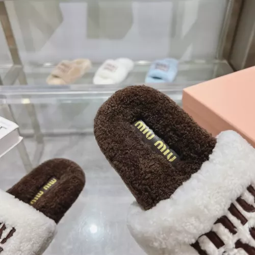 Replica MIU MIU Slippers For Women #1357645 $92.00 USD for Wholesale