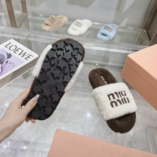 Replica MIU MIU Slippers For Women #1357645 $92.00 USD for Wholesale