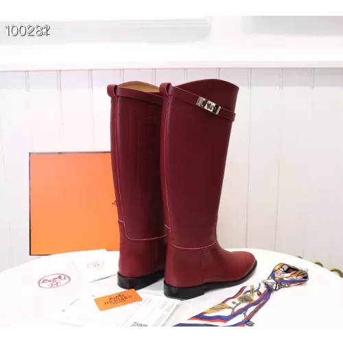 Replica Hermes Boots For Women #1357652 $118.00 USD for Wholesale