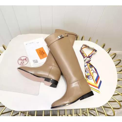 Replica Hermes Boots For Women #1357655 $115.00 USD for Wholesale