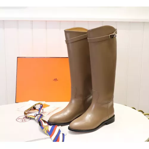 Replica Hermes Boots For Women #1357655 $115.00 USD for Wholesale
