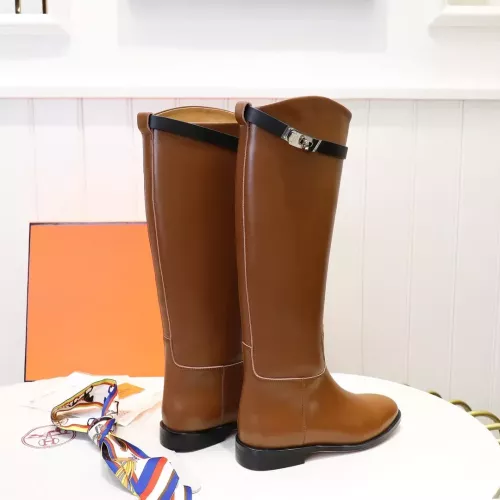 Replica Hermes Boots For Women #1357657 $115.00 USD for Wholesale