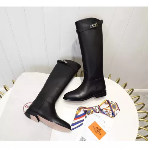 Replica Hermes Boots For Women #1357660 $115.00 USD for Wholesale