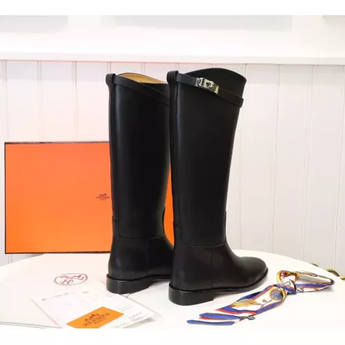 Replica Hermes Boots For Women #1357660 $115.00 USD for Wholesale