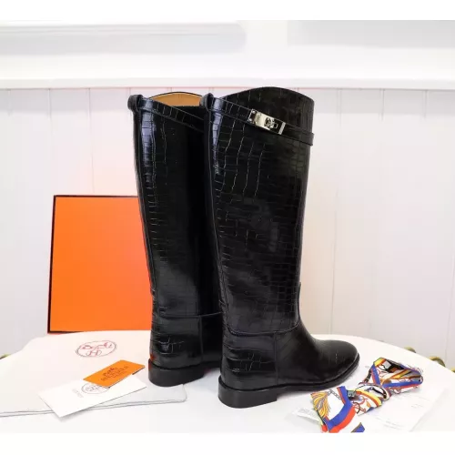 Replica Hermes Boots For Women #1357661 $115.00 USD for Wholesale